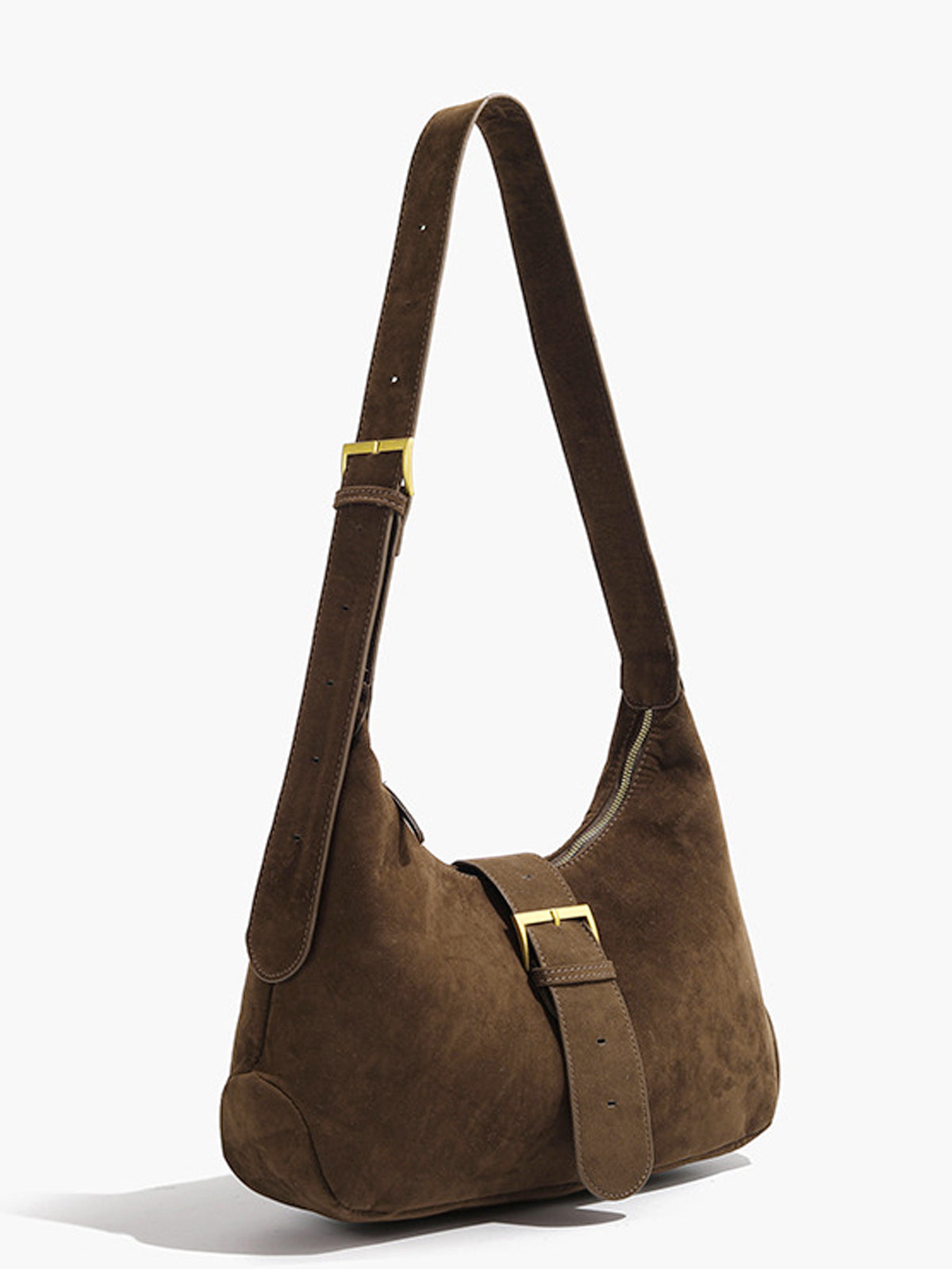 Bolsa Heloisa vista lateralmente com interior em algodão