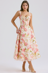 Vestido Vyva Bustier Renda Bruna