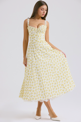 Vestido Vyva Bustier Renda Bruna
