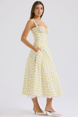 Vestido Vyva Bustier Renda Bruna