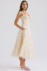 Vestido Vyva Bustier Renda Bruna