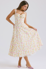 Vestido Vyva Bustier Renda Bruna