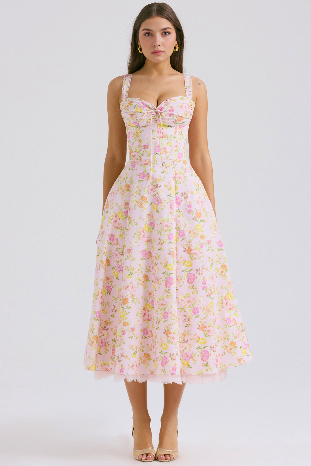Vestido Vyva Bustier Renda Bruna