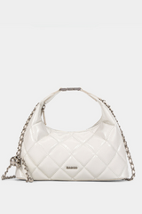 Detalhe do acabamento premium da Bolsa Vyva Diamante