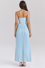 Vestido Bustier Alice com modelagem acinturada sofisticada