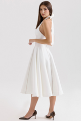 Vestido Vyva Bustier Mariana elegante em poliéster fio penteado