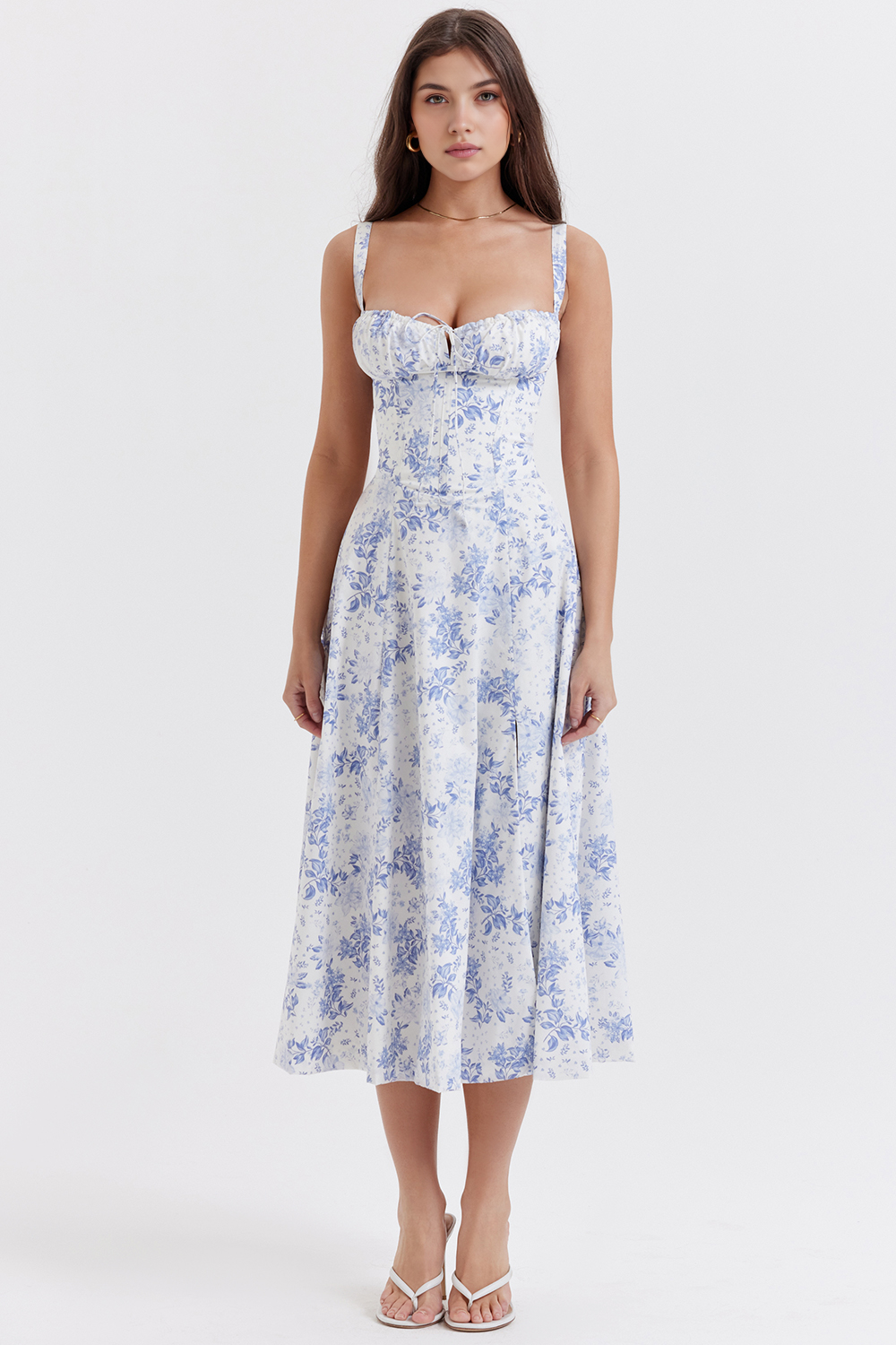 Vestido Vyva Bustier Marilia elegante com busto sem bojo
