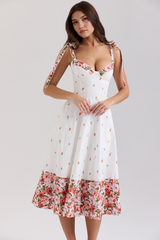 Vestido Vyva Modelador Clarice elegante em poliéster acinturado