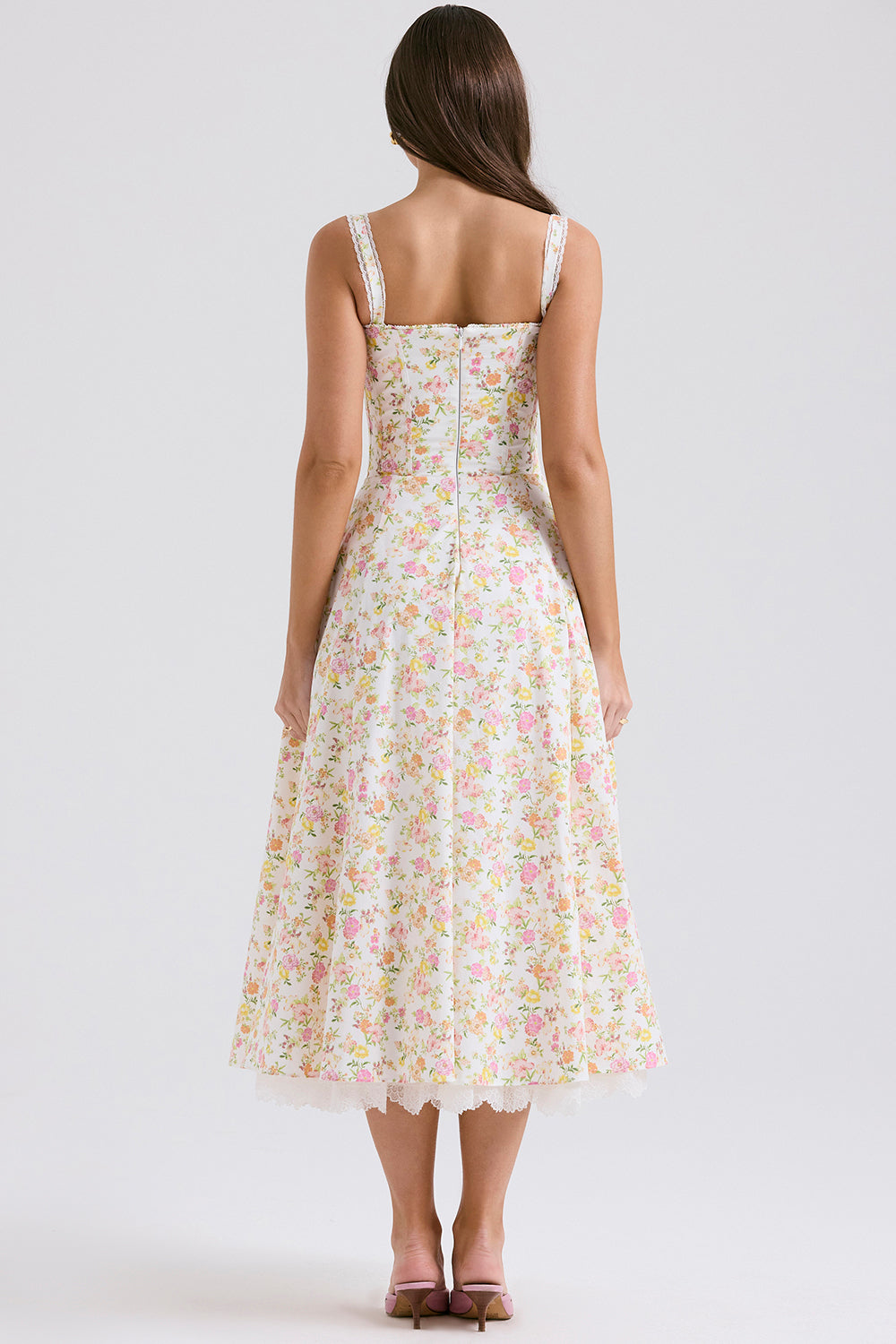 Vestido Vyva Bustier Renda Bruna
